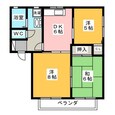 シャーメゾンＧの間取図
