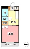 クリスタルハイツの間取図