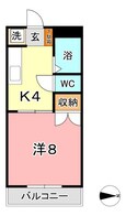 クリスタルハイツの間取図