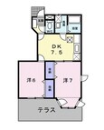 メゾンドソレイユ　Ａの間取図