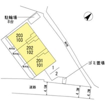 リバーサイド響の外観写真