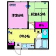 レヴール綾田 A棟の間取図