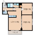 あきない通り西原の間取図