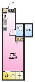 S・FLATⅡ『エスフラットツー』の間取図