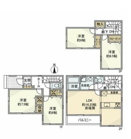 井田三舞町戸建外観写真