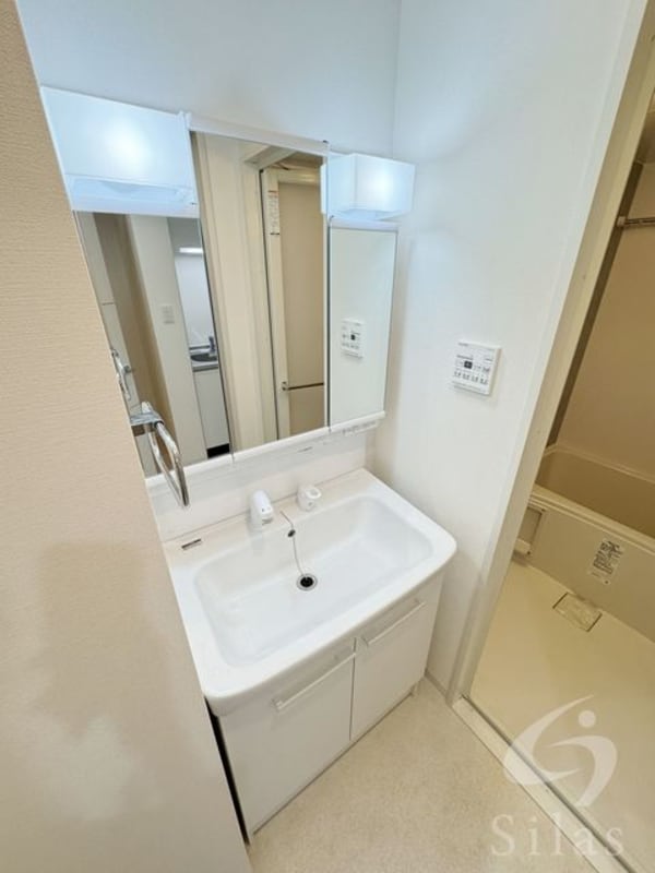 洗面所(同建物内モデルルーム)
