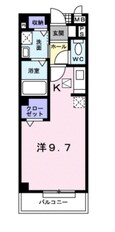 南海泉北線 深井駅 2階建 築19年の間取図