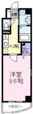 南海本線 湊駅 6階建 築19年の間取図