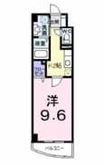 南海本線 湊駅 6階建 築19年の間取図