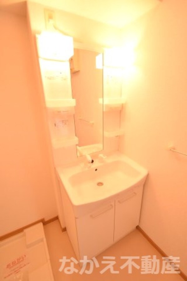 洗面・脱衣所(スペースが確保できる洗面所です)