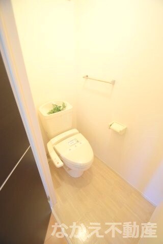 物件内観写真8　(落ち着いた色調のトイレです)