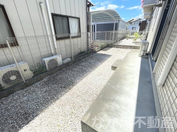 庭(お庭の付いた物件です)