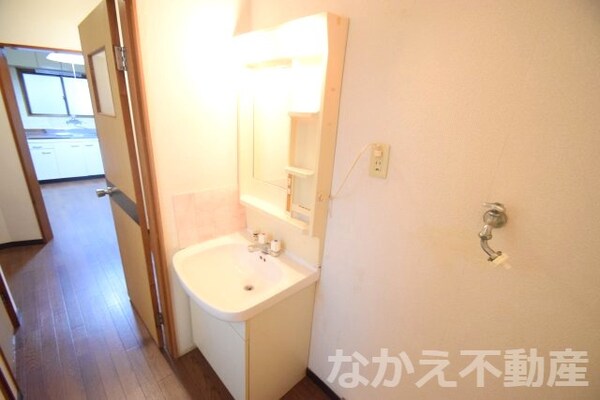 洗面・脱衣所(コンパクトで使いやすい洗面所)