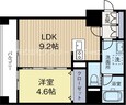 鹿児島本線 博多駅 10階建 築11年の間取図