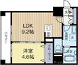 鹿児島本線 博多駅 10階建 築11年の間取図