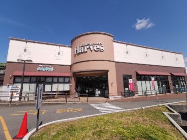 周辺環境(【スーパー】Harves(ハーベス) はびきの店まで394ｍ)