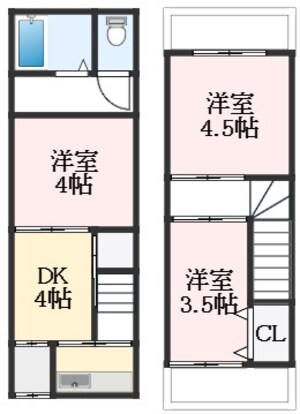 天美南テラスハウス5-12-26外観写真