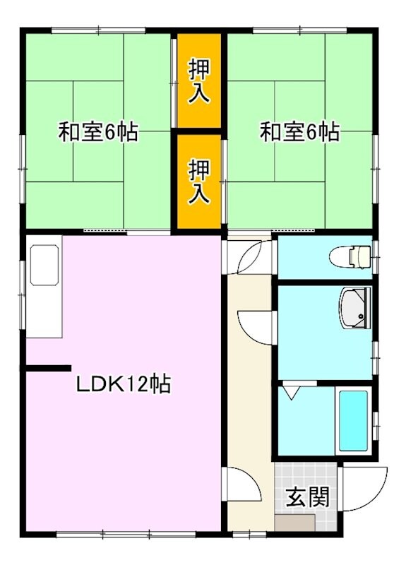下村借家の間取り図