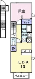 メゾン・ドゥ・シャルマン弐番館の間取図