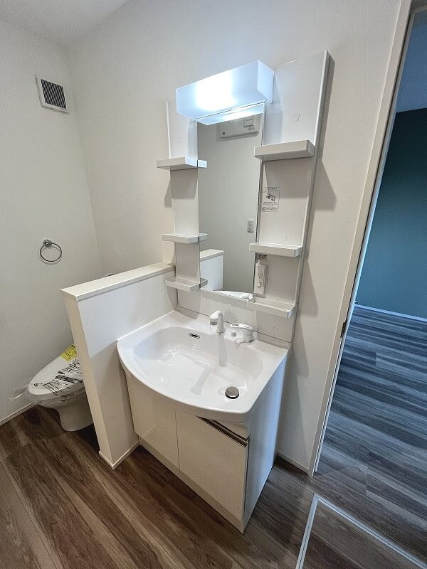 メゾングレイス上津の洗面所