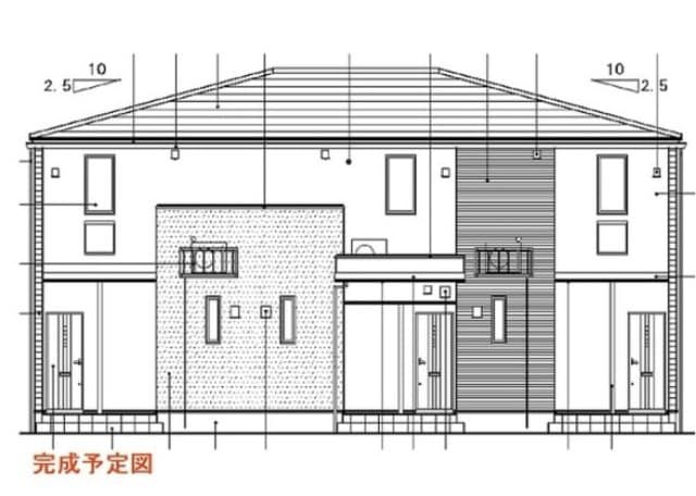 東深井アパートの物件外観写真