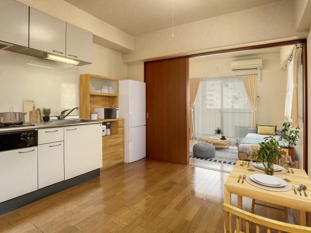 物件内観写真2　(家具家電配置イメージ)