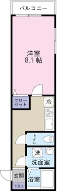 ヒルズHARADAの間取図