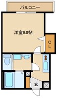 阪神本線 出屋敷駅 9階建 築10年の間取図