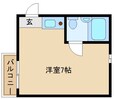阪急神戸線 塚口駅 4階建 築39年の間取図