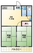 阪急神戸線 武庫之荘駅 4階建 築47年の間取図