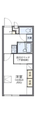 レオパレスＡＫＵＲＡIIIの間取図