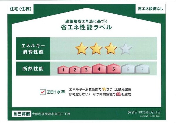 外観(省エネ性能ラベル)