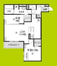 CASA　MUKAINOの間取図