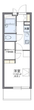 レオパレスフリージアの間取図