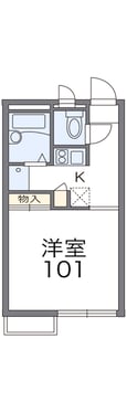 レオパレス松川の間取図