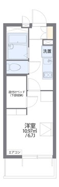 レオパレス千林の間取図