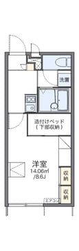 レオパレスＭＫの間取図