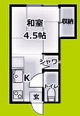 中川東アパートの間取図