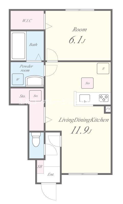 物件内観写真3　(広々１ＬＤＫ)