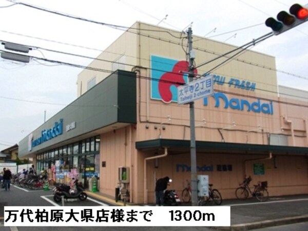 その他(万代柏原大県店様まで1300m)