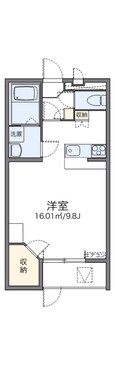 レオパレス我孫子の間取図