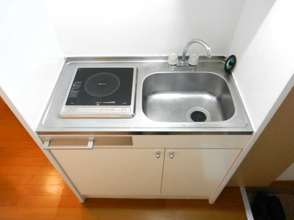 物件内観写真3　(一人暮らしにピッタリの機能的なシンク)
