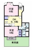 ぺリプエストⅠ番館の間取図