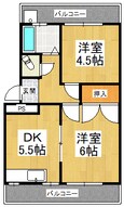 末広マンションの間取図