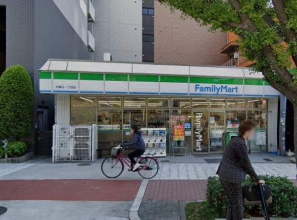 周辺環境(ファミリーマート 北堀江一丁目店 512m)