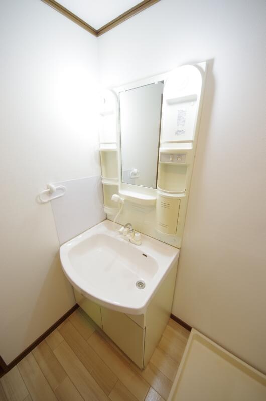 物件内観写真9　(朝の支度にも助かる、独立の洗髪洗面化粧台)