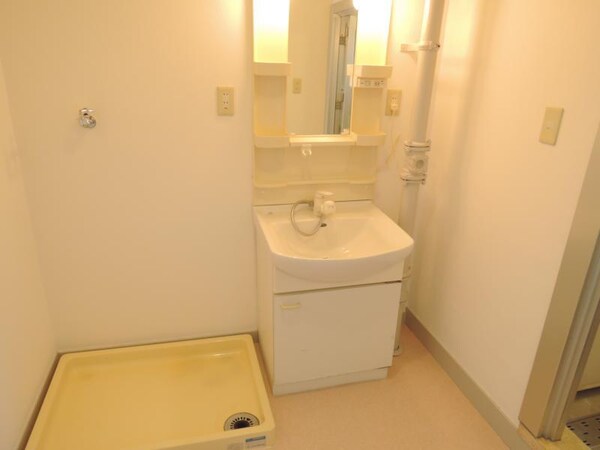 洗面・脱衣所(忙しい朝には欠かせない洗面所です)