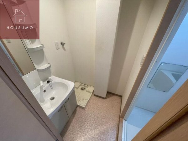 洗面・脱衣所(スペースが確保できる洗面所です)