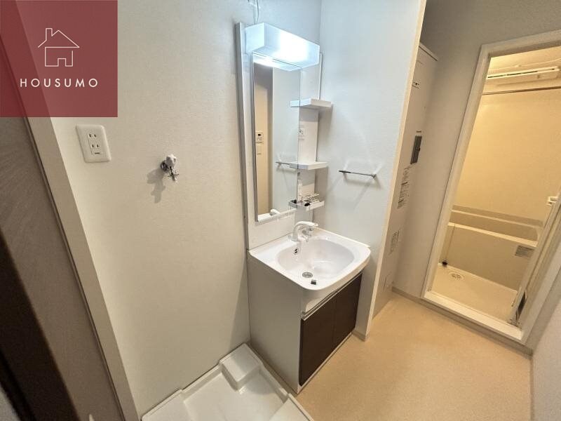 物件内観写真19　(朝の支度にも助かる、独立の洗髪洗面化粧台)