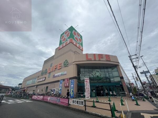 周辺環境(ライフ志紀店 1307m)